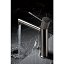 Grifo lavabo monomando Line niquel cepillado de Imex